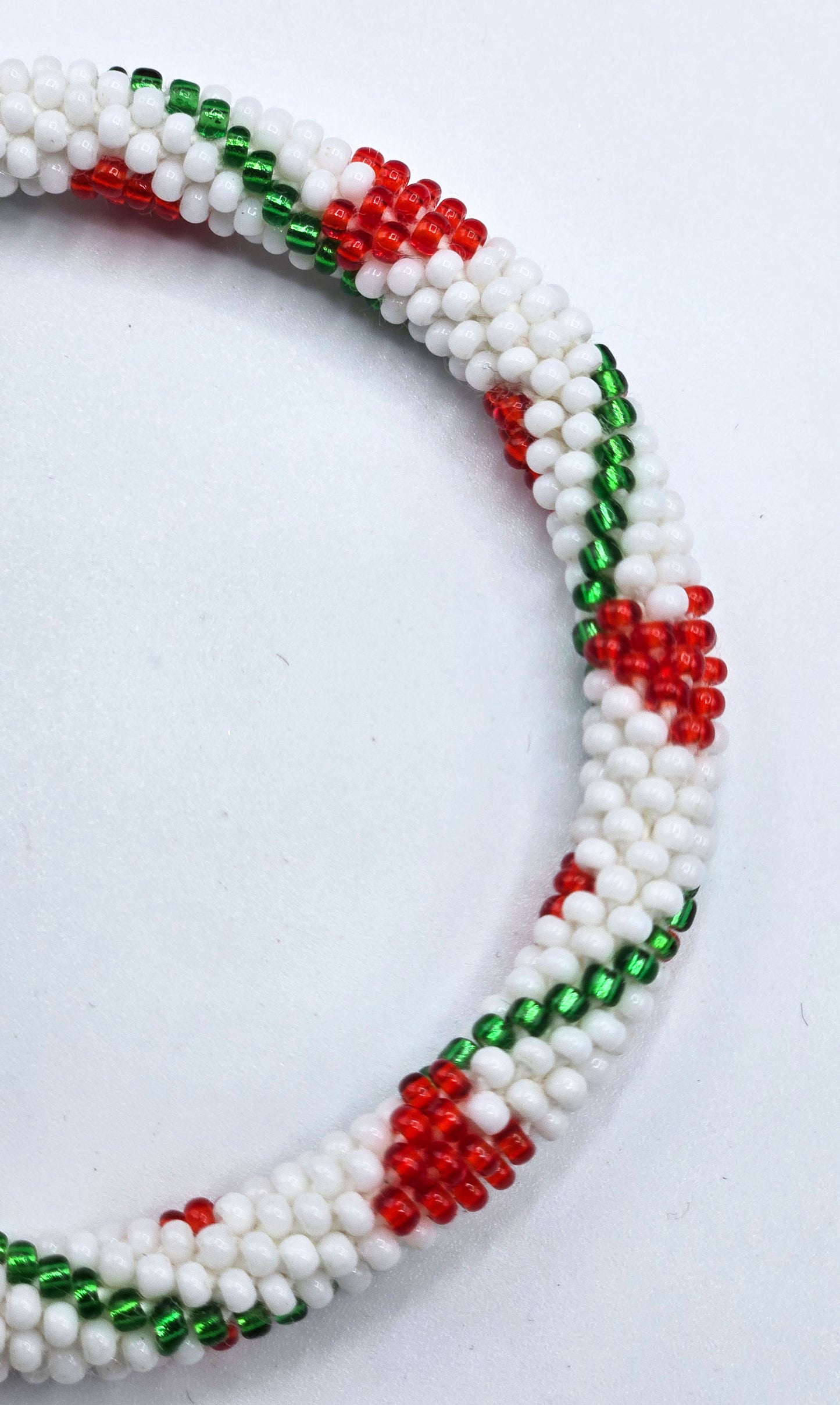 Set of 2, Handmade Glass Beaded Nepal Boho Crochet Bracelets Bangle | Glass seed bead crochet bracelet| Women Fashion Handmade Beaded Jewelry Boho Accessories