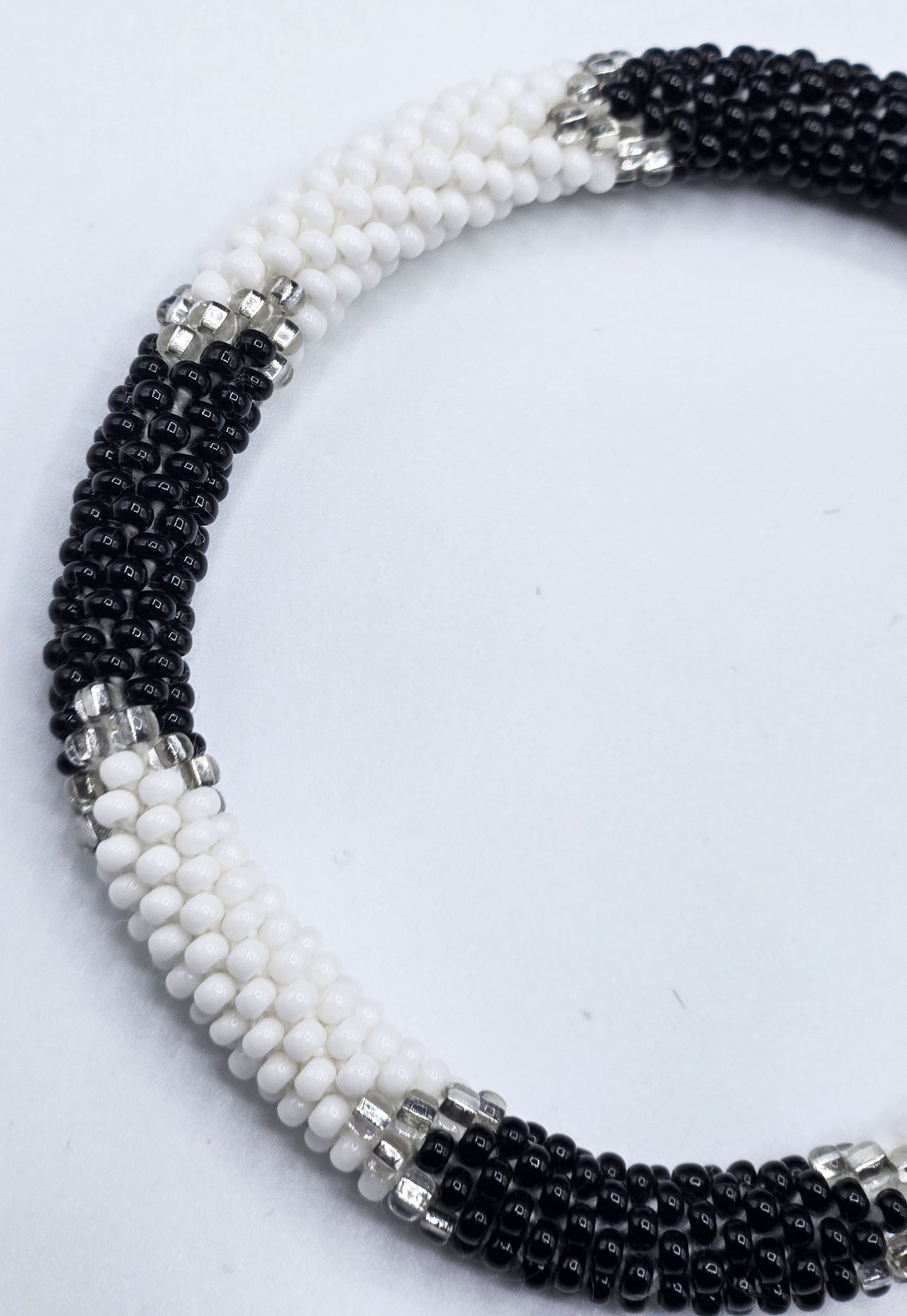 Boho Beaded Bracelets – Set of 2 Handmade Nepal Seed Bead Bangles | Women’s Fashion Jewelry