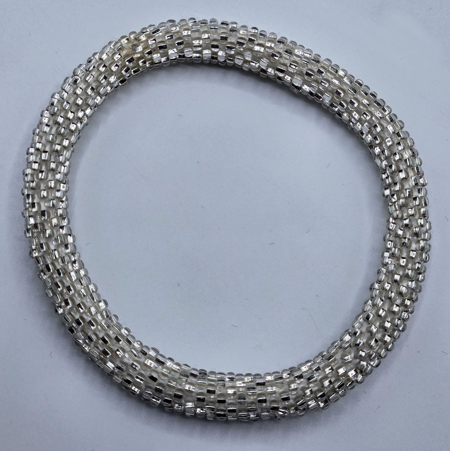 Boho Beaded Bracelets – Set of 2 Handmade Nepal Seed Bead Bangles | Women’s Fashion Jewelry