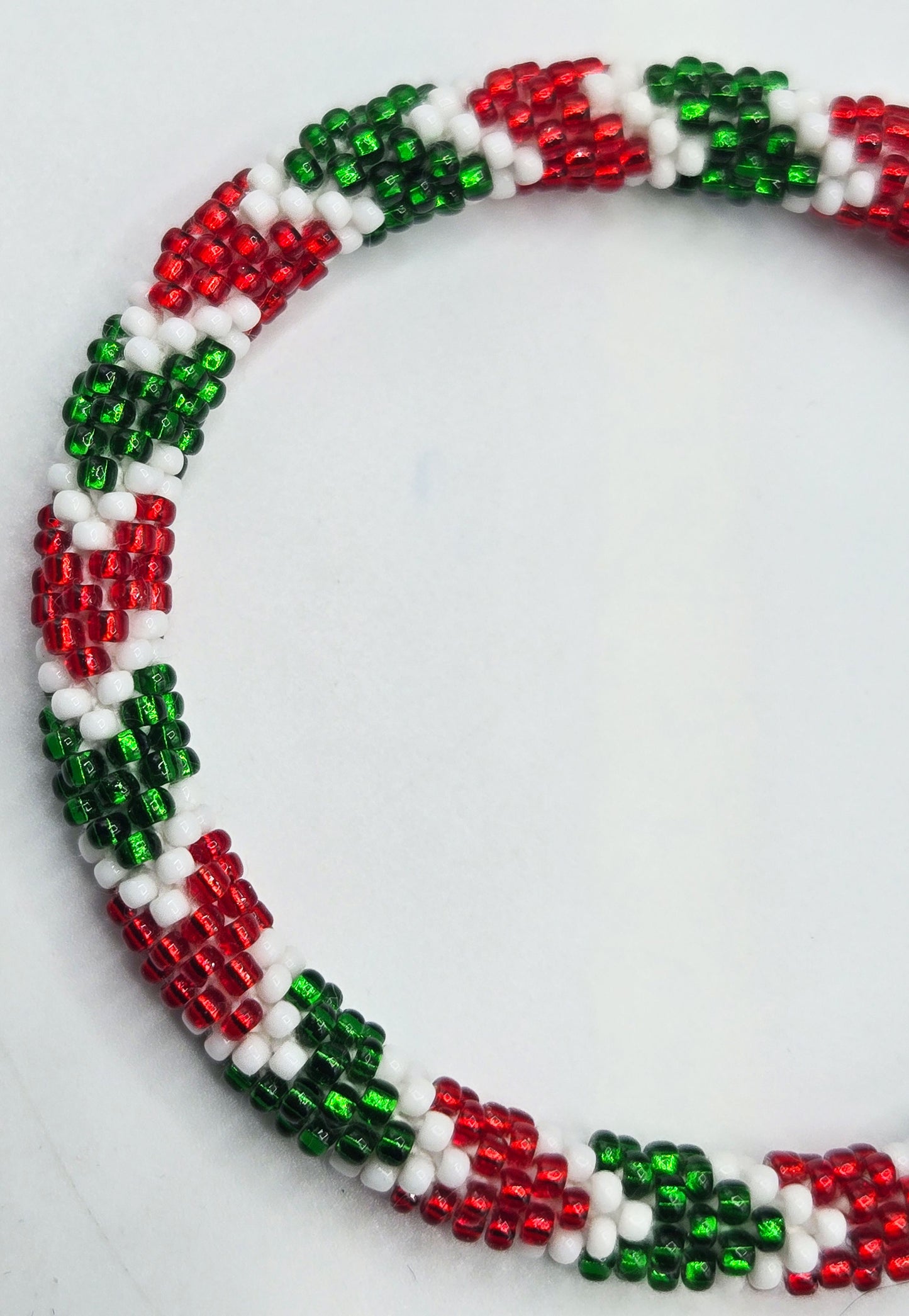 Boho Beaded Bracelets – Set of 2 Handmade Nepal Seed Bead Bangles | Women’s Fashion Jewelry