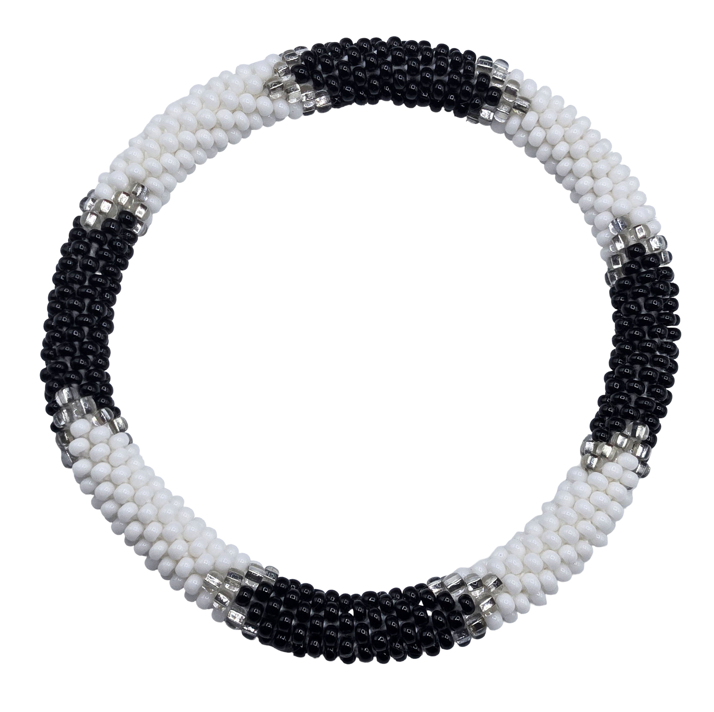 Boho Beaded Bracelets – Set of 2 Handmade Nepal Seed Bead Bangles | Women’s Fashion Jewelry