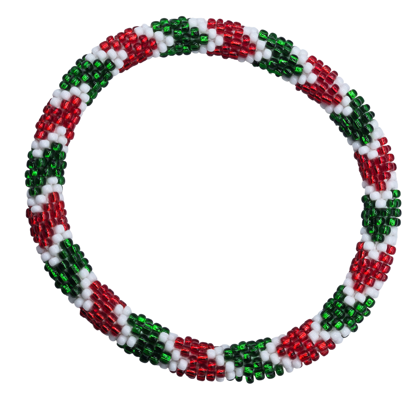 Boho Beaded Bracelets – Set of 2 Handmade Nepal Seed Bead Bangles | Women’s Fashion Jewelry