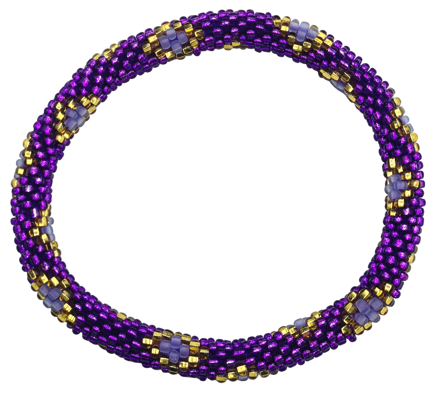 Boho Beaded Bracelets – Set of 2 Handmade Nepal Seed Bead Bangles | Women’s Fashion Jewelry