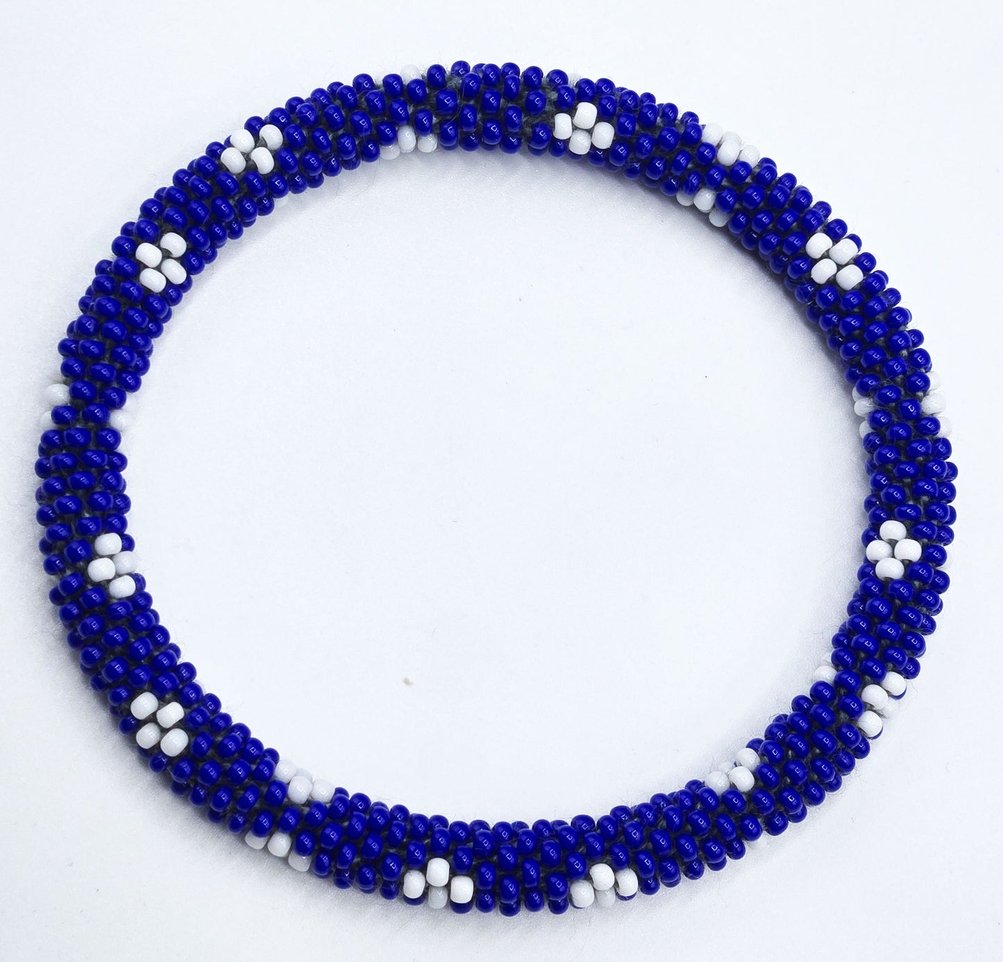 Set of 2, Handmade Glass Beaded Nepal Boho Crochet Bracelets Bangle | Glass seed bead crochet bracelet| Women Fashion Handmade Beaded Jewelry Boho Accessories