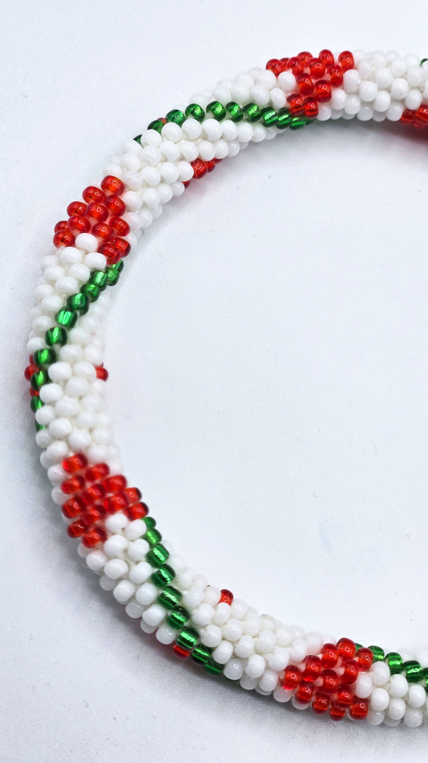 Set of 2, Handmade Glass Beaded Nepal Boho Crochet Bracelets Bangle | Glass seed bead crochet bracelet| Women Fashion Handmade Beaded Jewelry Boho Accessories