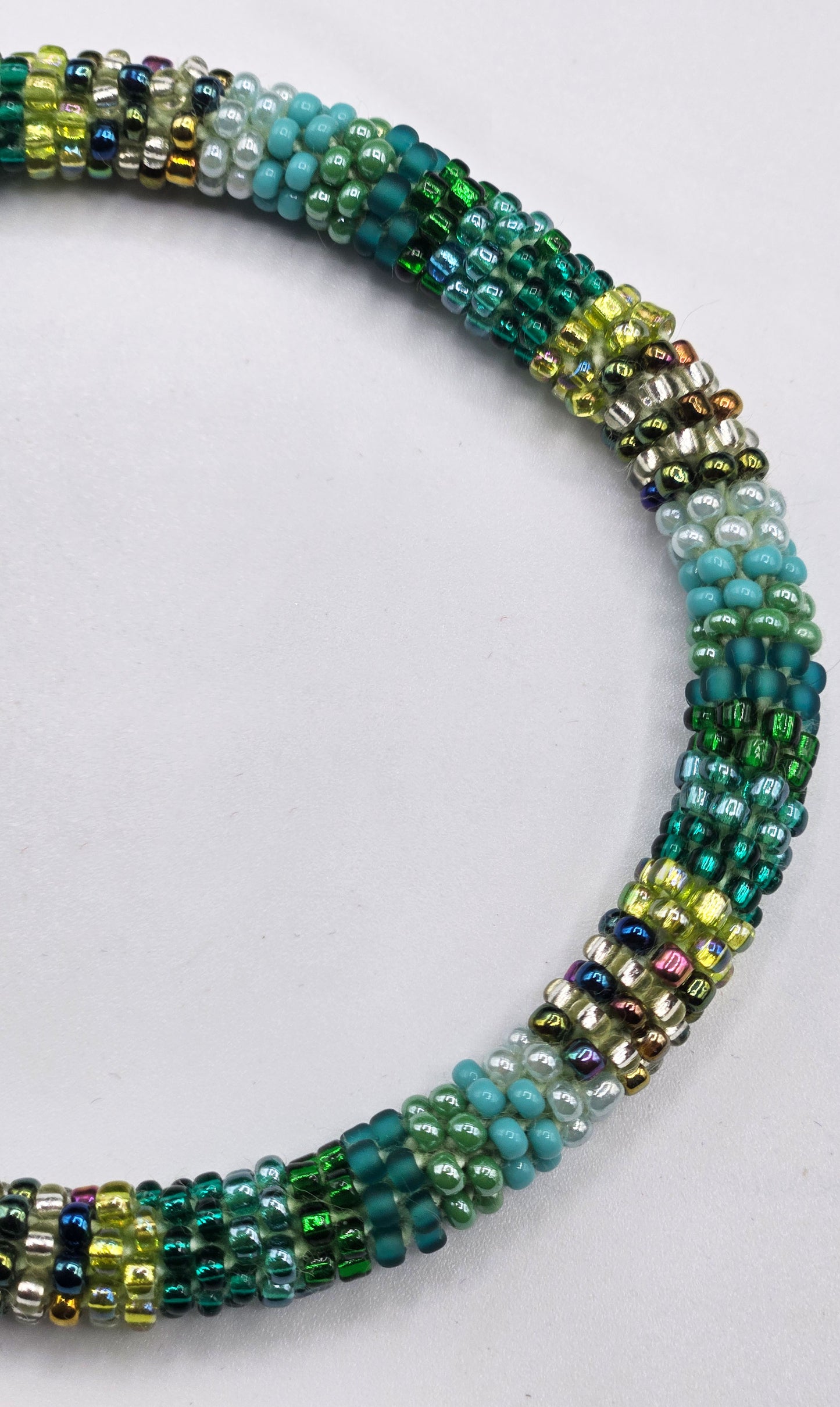 Boho Beaded Bracelets – Set of 2 Handmade Nepal Seed Bead Bangles | Women’s Fashion Jewelry