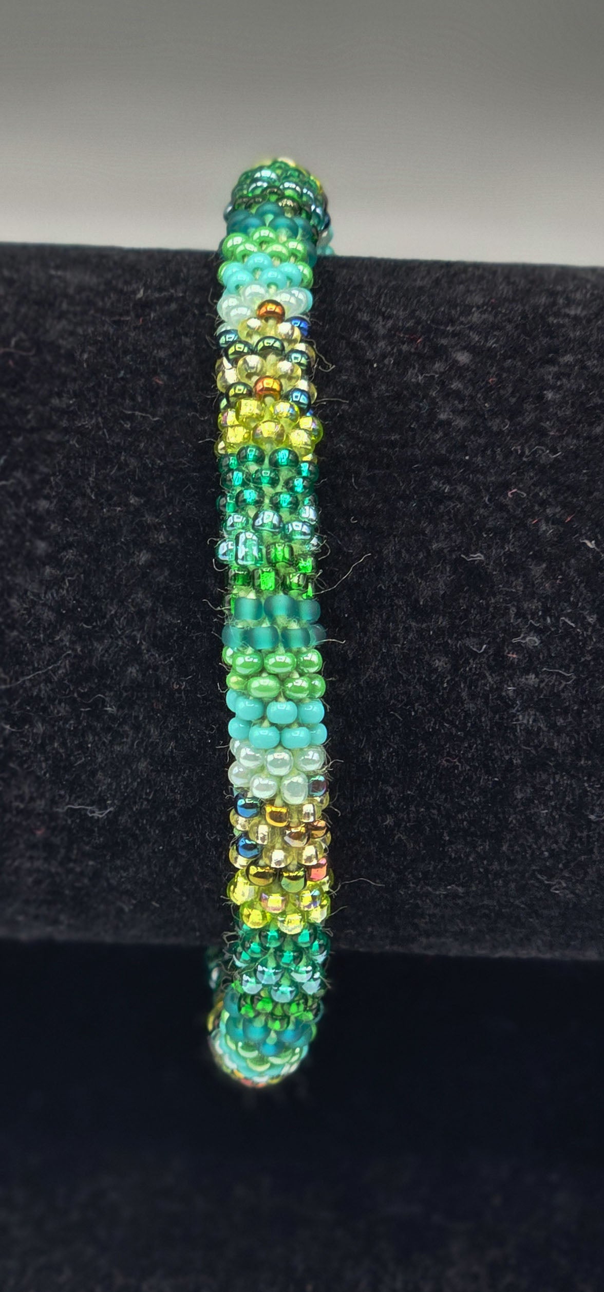 Boho Beaded Bracelets – Set of 2 Handmade Nepal Seed Bead Bangles | Women’s Fashion Jewelry