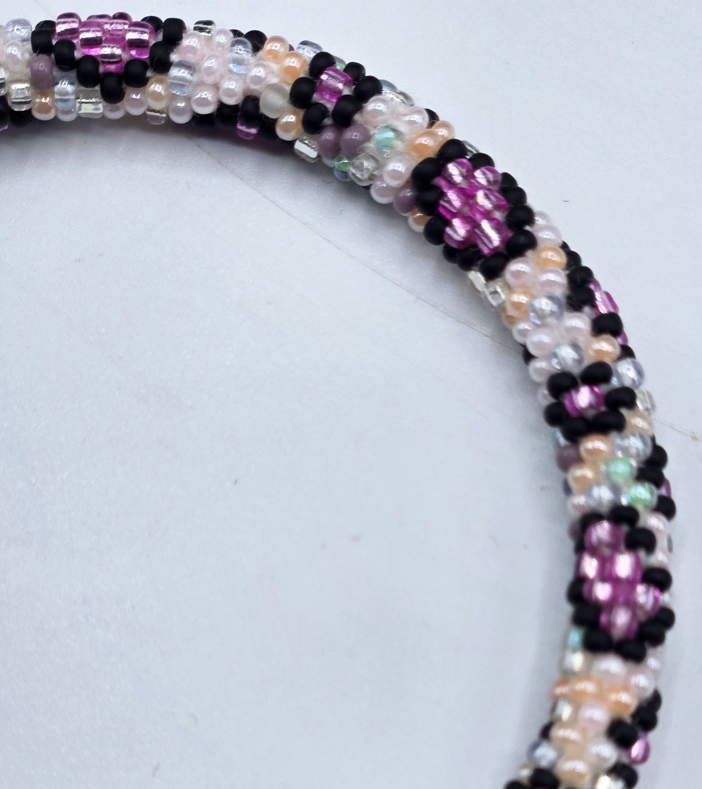 Boho Beaded Bracelets – Set of 2 Handmade Nepal Seed Bead Bangles | Women’s Fashion Jewelry