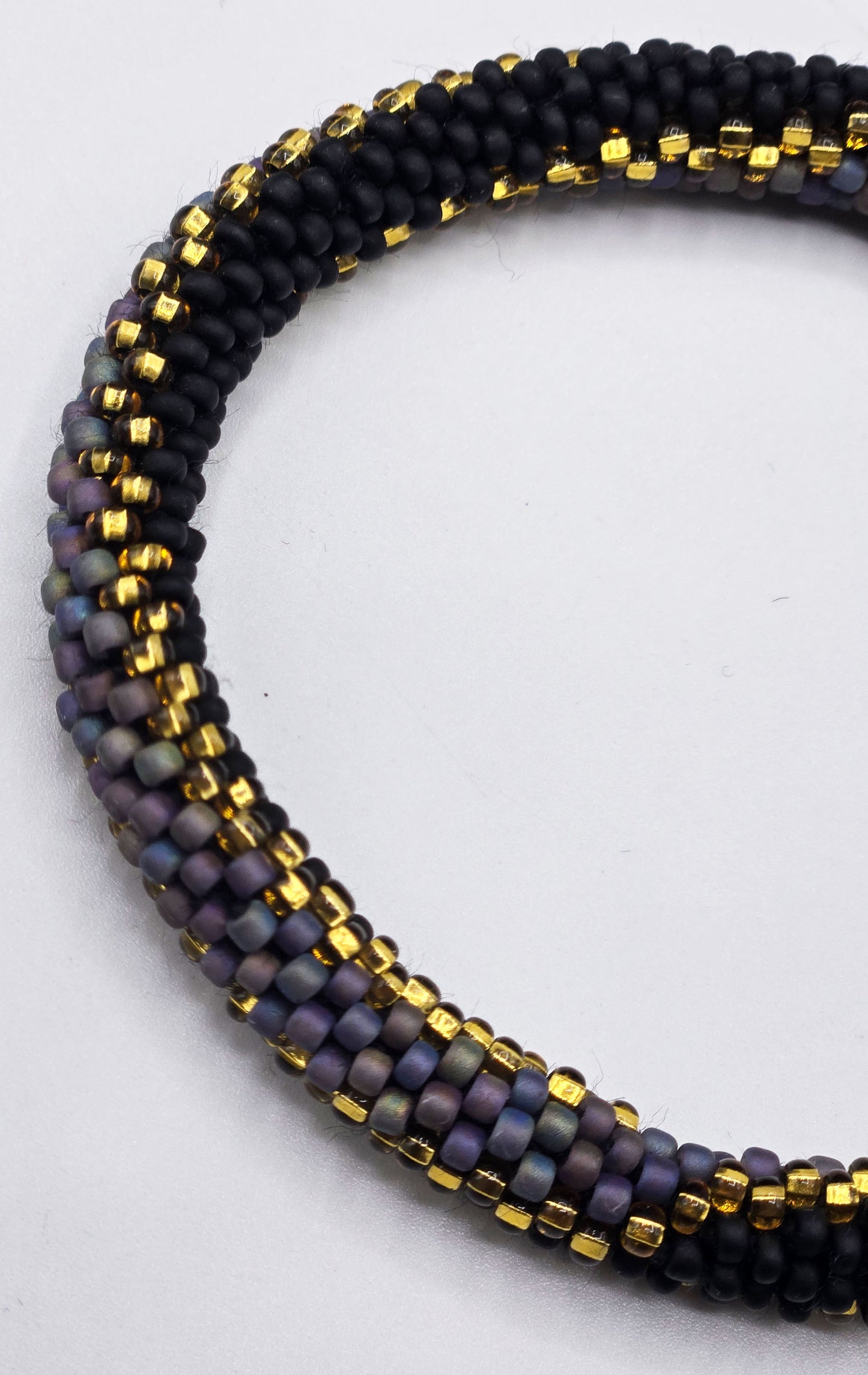 Boho Beaded Bracelets – Set of 2 Handmade Nepal Seed Bead Bangles | Women’s Fashion Jewelry