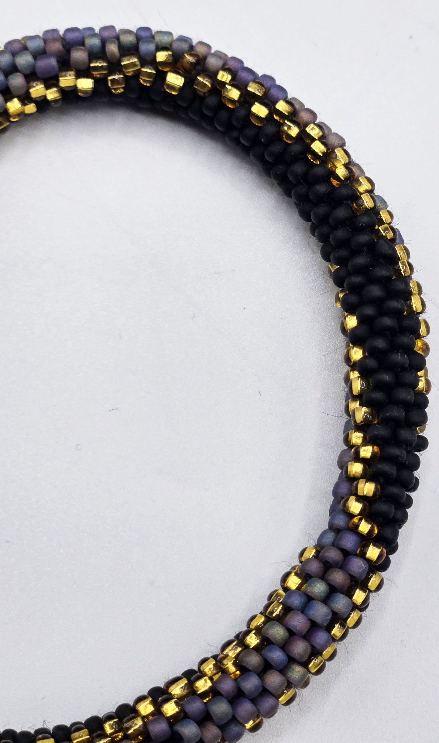 Boho Beaded Bracelets – Set of 2 Handmade Nepal Seed Bead Bangles | Women’s Fashion Jewelry