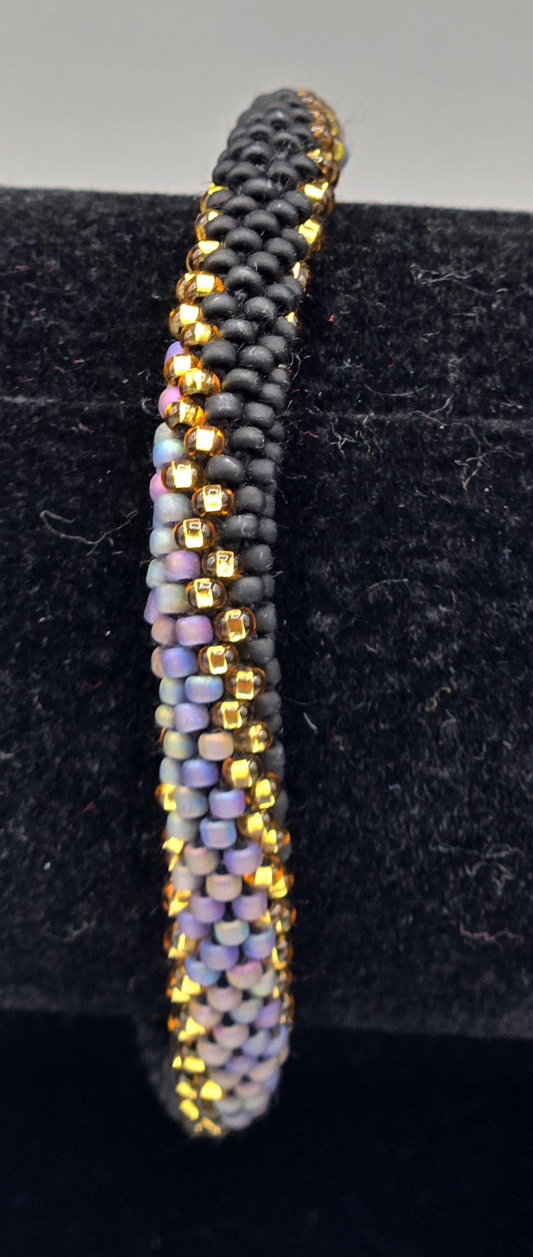 Boho Beaded Bracelets – Set of 2 Handmade Nepal Seed Bead Bangles | Women’s Fashion Jewelry