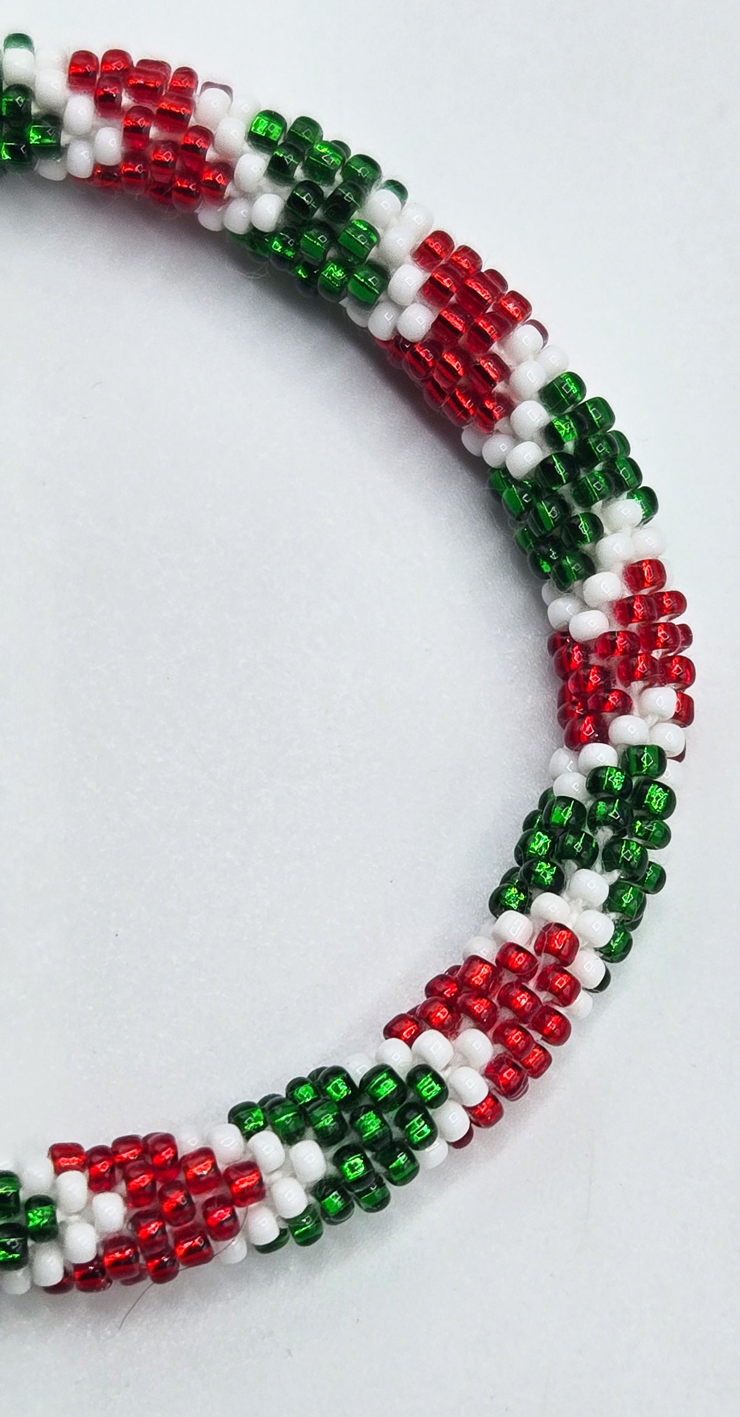 Boho Beaded Bracelets – Set of 2 Handmade Nepal Seed Bead Bangles | Women’s Fashion Jewelry
