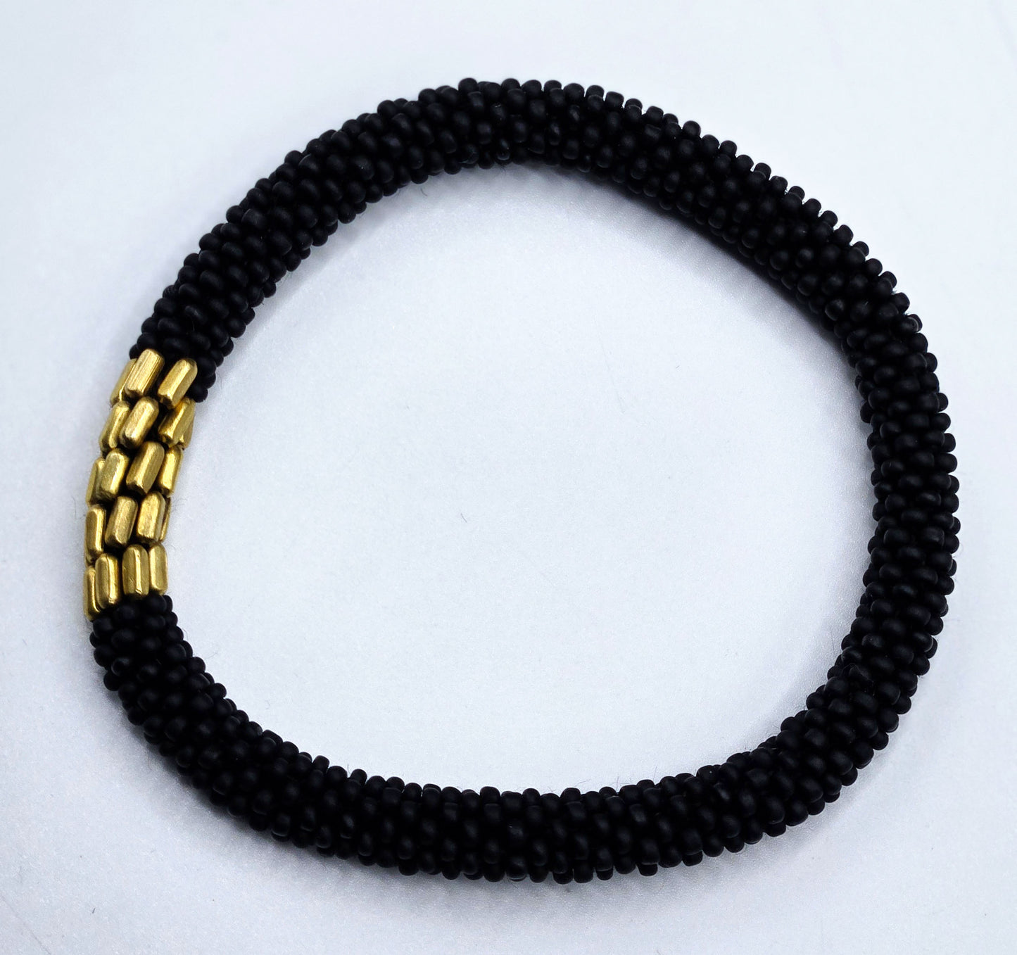 Boho Beaded Bracelets – Set of 2 Handmade Nepal Seed Bead Bangles | Women’s Fashion Jewelry