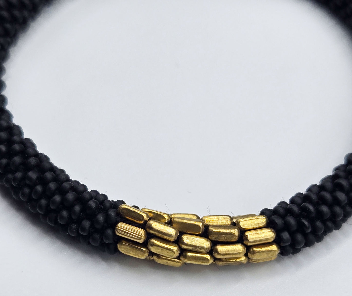 Boho Beaded Bracelets – Set of 2 Handmade Nepal Seed Bead Bangles | Women’s Fashion Jewelry
