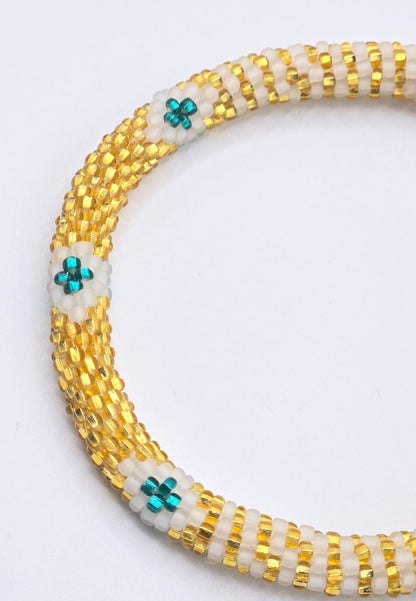 Boho Beaded Bracelets – Set of 2 Handmade Nepal Seed Bead Bracelets | Women’s Fashion Jewelry