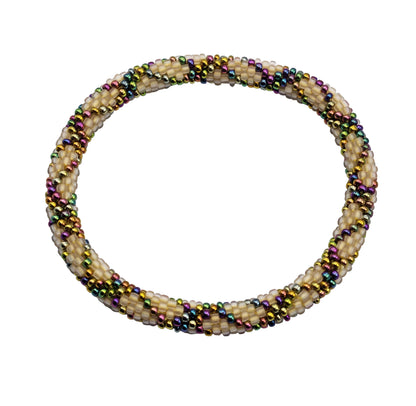 Boho Beaded Bracelets – Set of 2 Handmade Nepal Seed Bead Unisex Bracelets | Women’s Fashion Jewelry