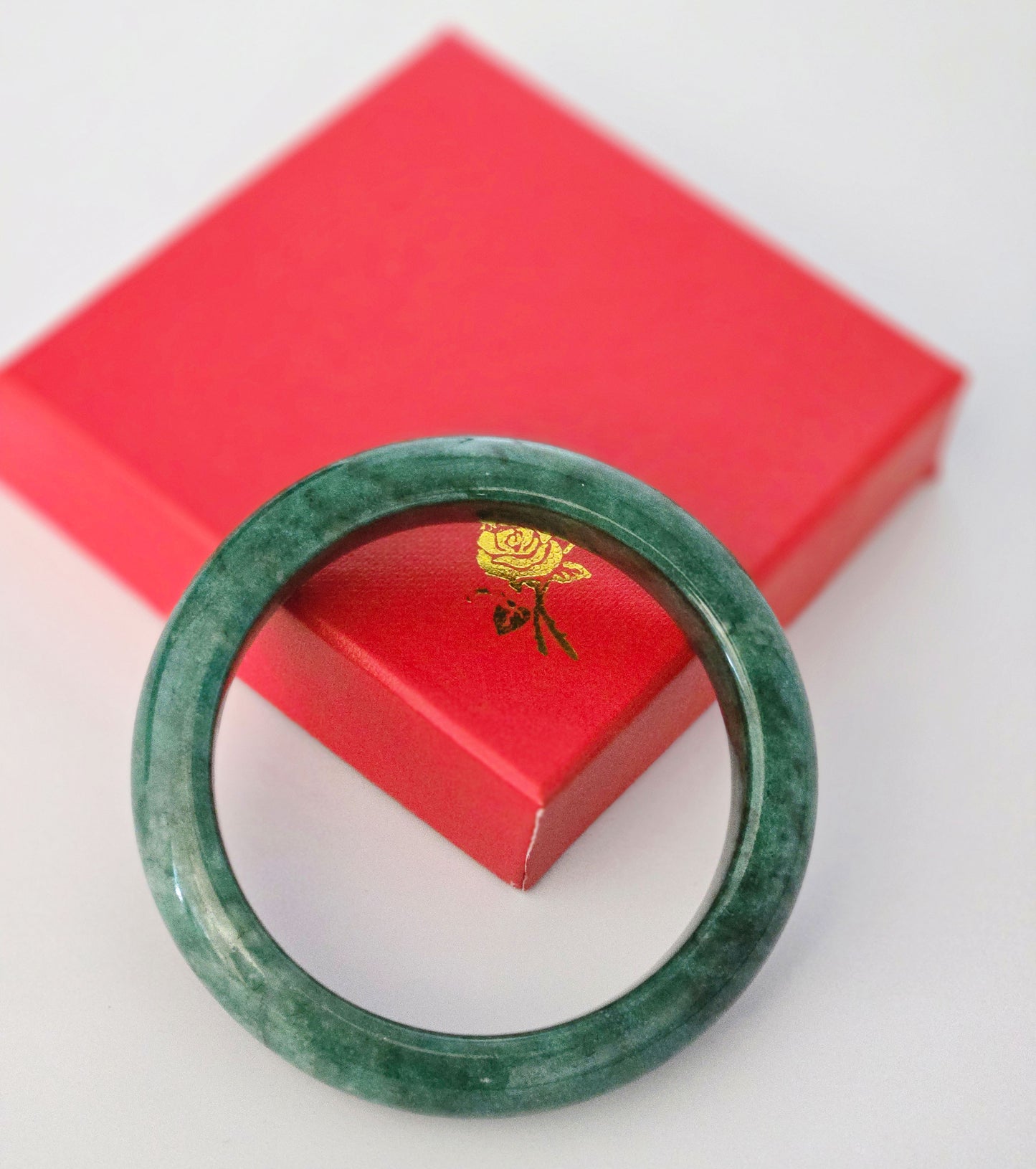 Handmade Onyx Marble GREEN Color Bangle Bracelet: Elegant Stone Jewelry