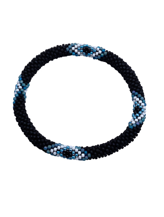 Boho Beaded Bracelets – Handmade Nepal Seed Bead Orange Color Crochet Bracelets | Women’s Fashion Jewelry